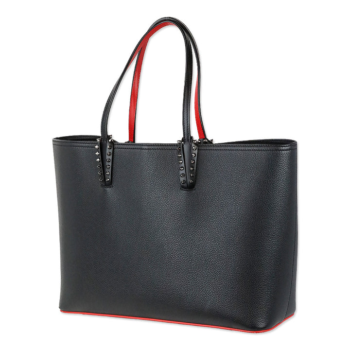 Christian Louboutin Black Leather Cabata Tote
