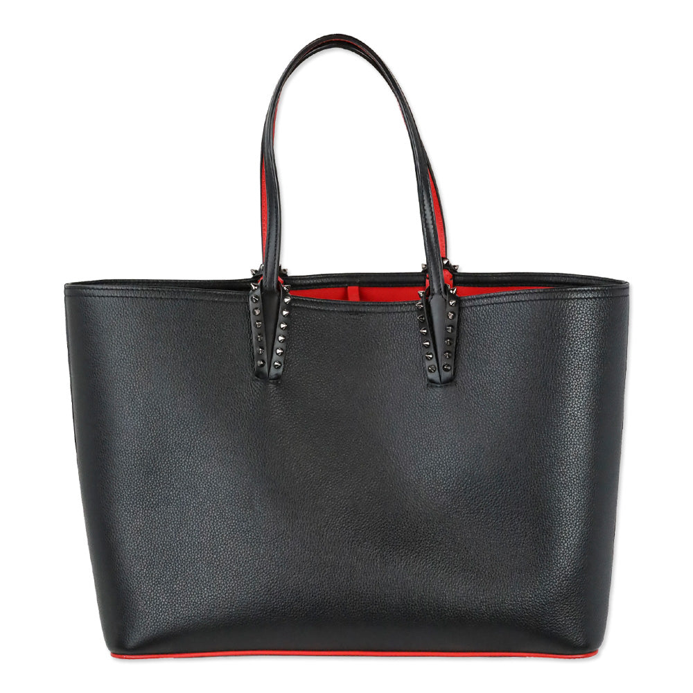 Christian Louboutin Black Leather Cabata Tote