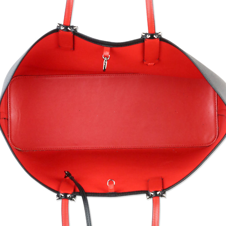 Christian Louboutin Black Leather Cabata Tote