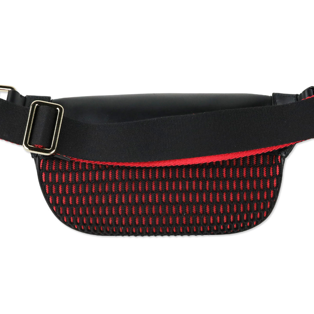 Christian Louboutin Black Leather Marie Jane Love Belt Bag