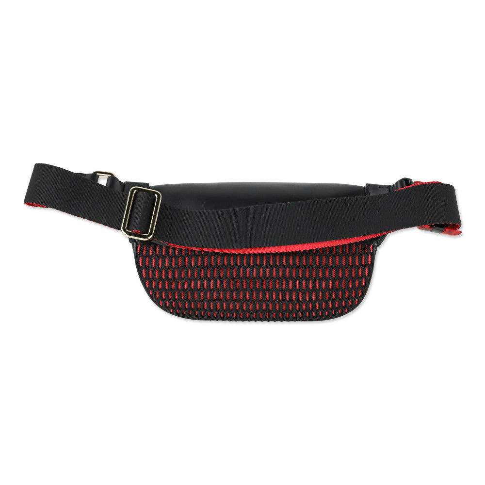 Christian Louboutin Black Leather Marie Jane Love Belt Bag