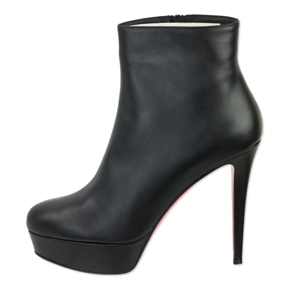 Christian Louboutin Black Nappa Shiny Bianca Booty 120
