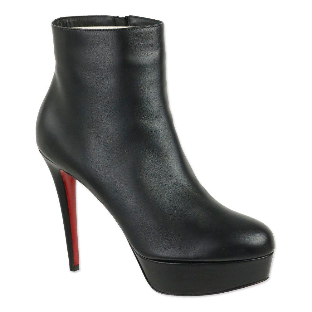 Christian Louboutin Black Nappa Shiny Bianca Booty 120