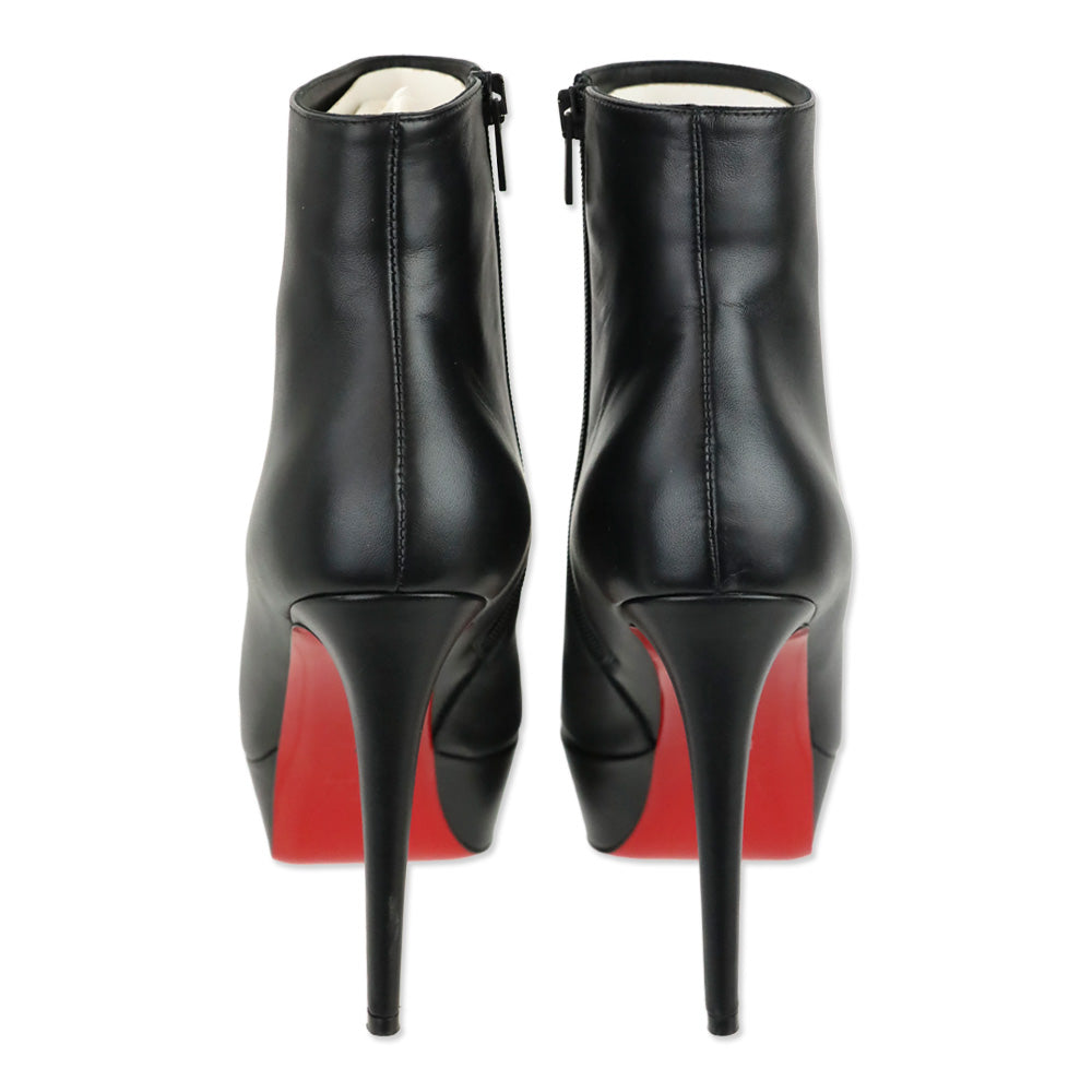 Christian Louboutin Black Nappa Shiny Bianca Booty 120