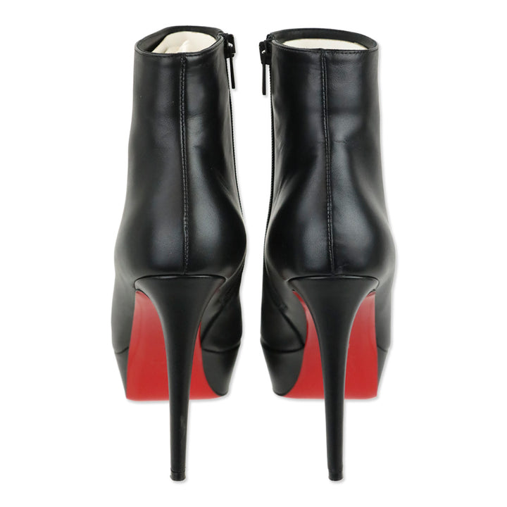 Christian Louboutin Black Nappa Shiny Bianca Booty 120
