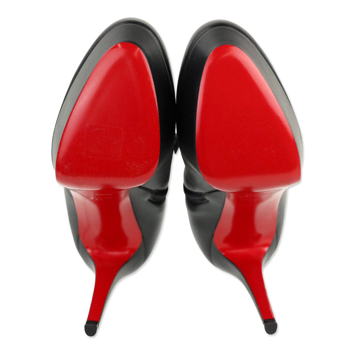 Christian Louboutin Black Nappa Shiny Bianca Booty 120