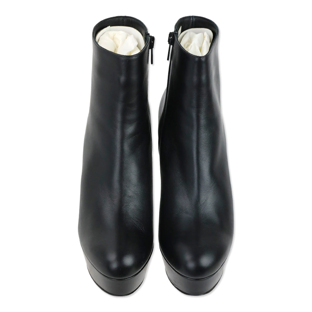 Christian Louboutin Black Nappa Shiny Bianca Booty 120