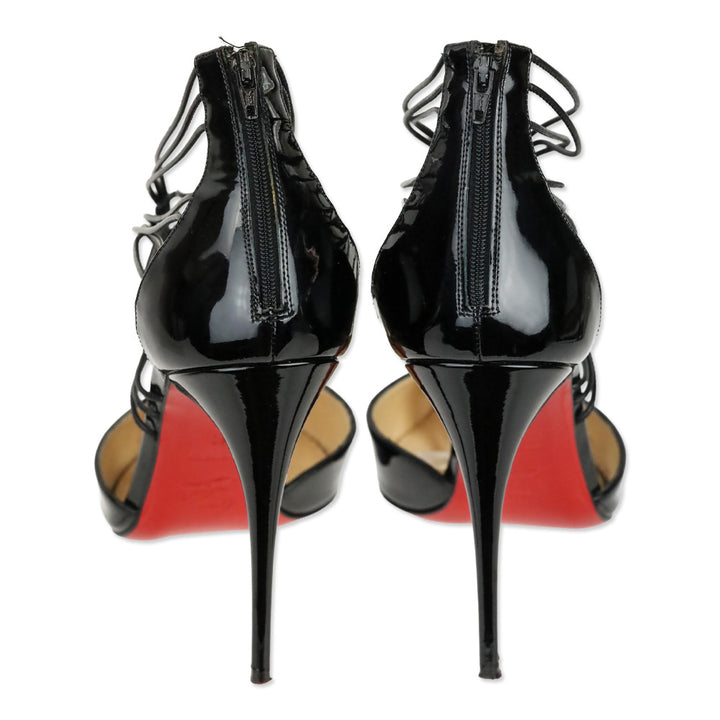 Christian Louboutin Black Patent Confusa 100 Pumps