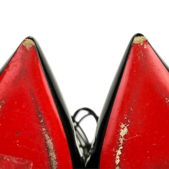 Christian Louboutin Black Patent Confusa 100 Pumps