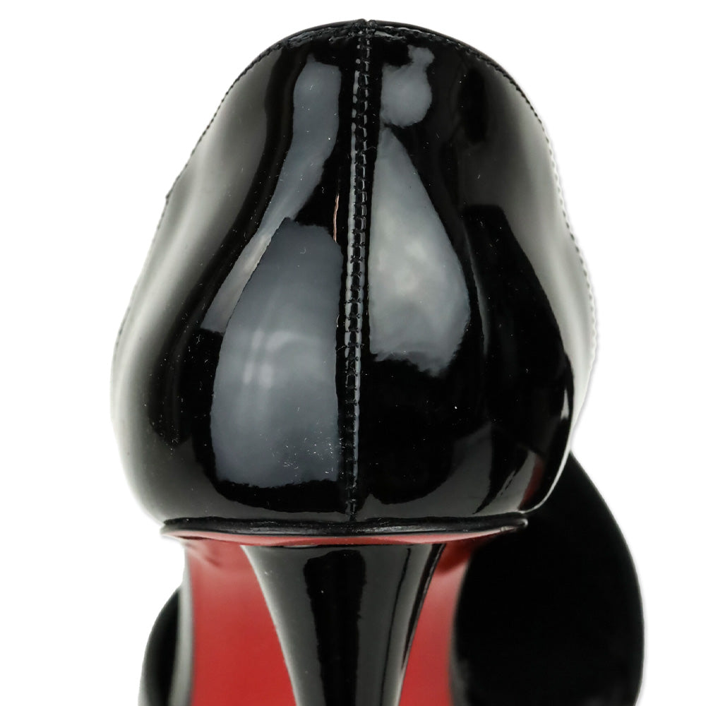 Christian Louboutin Black Patent Leather Astrid 100 Pump