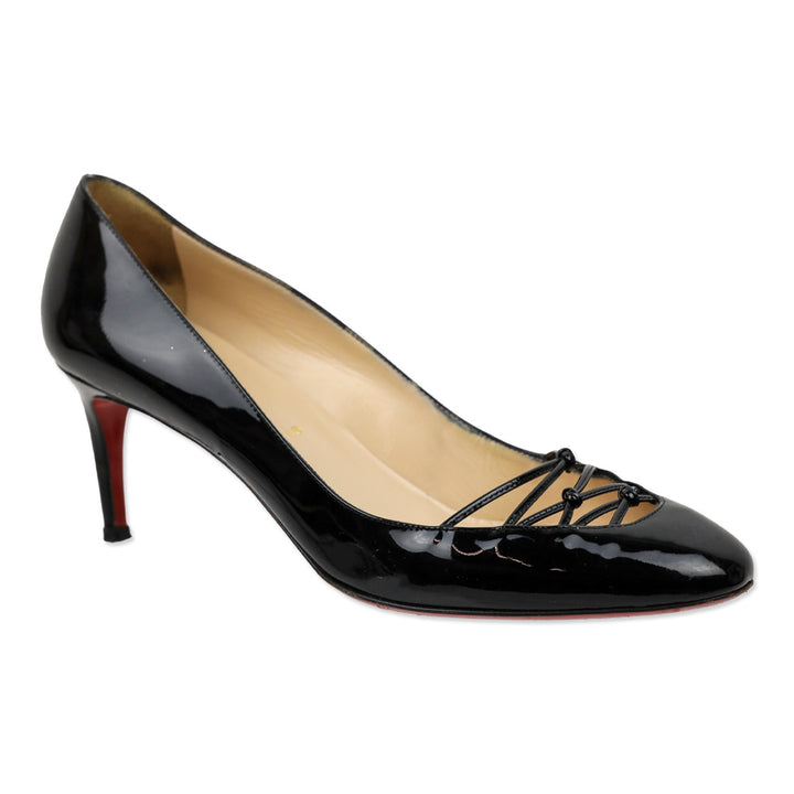 Christian Louboutin Black Patent Leather Basico 70 Pumps