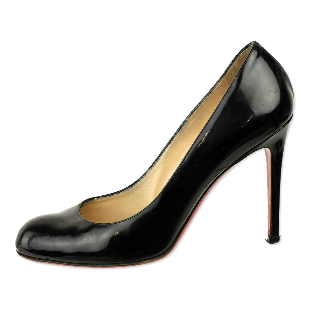 Christian Louboutin Black Patent Leather Pump