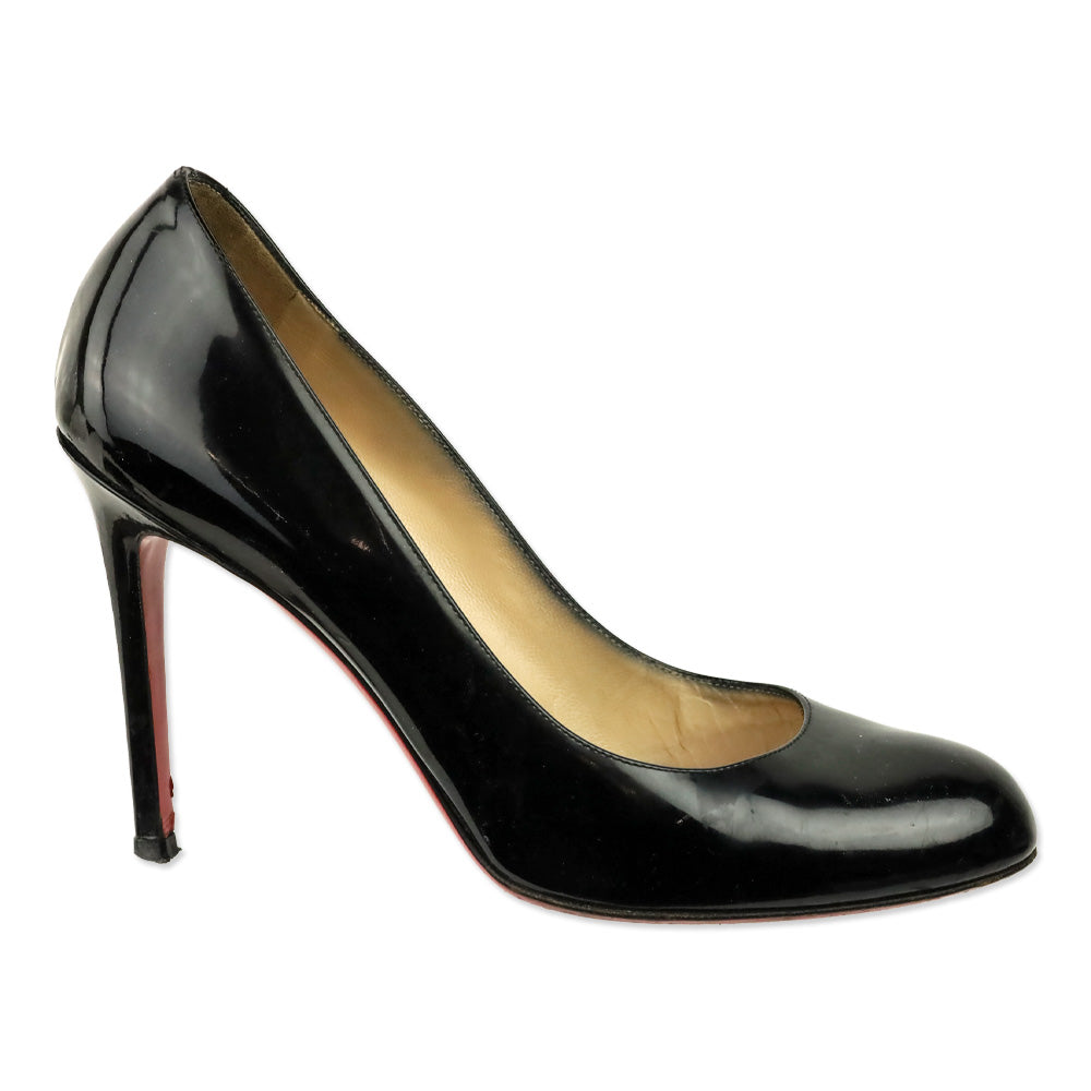 Christian Louboutin Black Patent Leather Pump