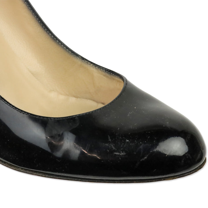 Christian Louboutin Black Patent Leather Pump