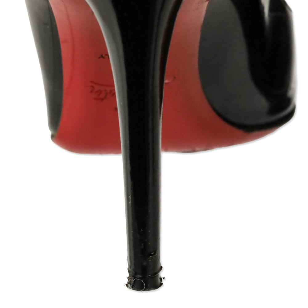 Christian Louboutin Black Patent Leather Pump