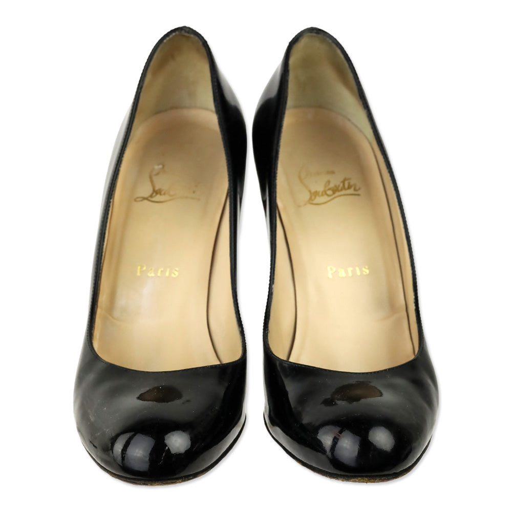 Christian Louboutin Black Patent Leather Pump