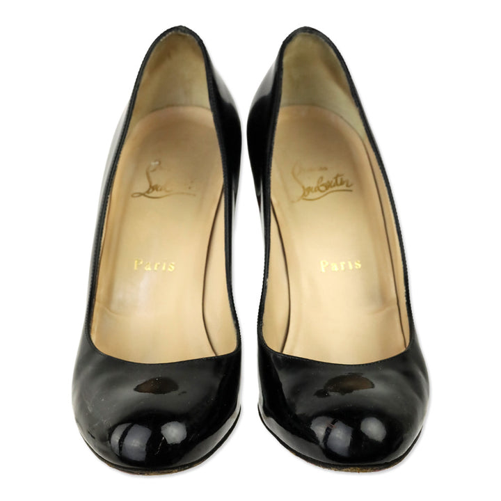 Christian Louboutin Black Patent Leather Pump