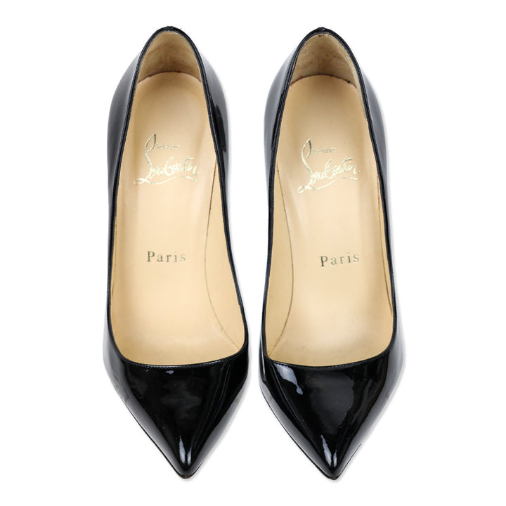 Christian Louboutin Black Patent Leather So Kate 120mm Pumps