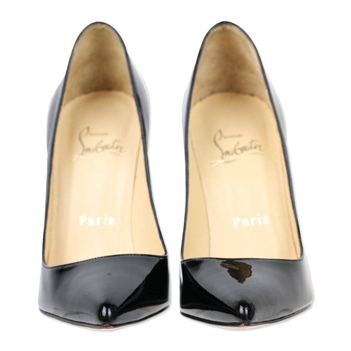Christian Louboutin Black Patent Leather So Kate 120mm Pumps