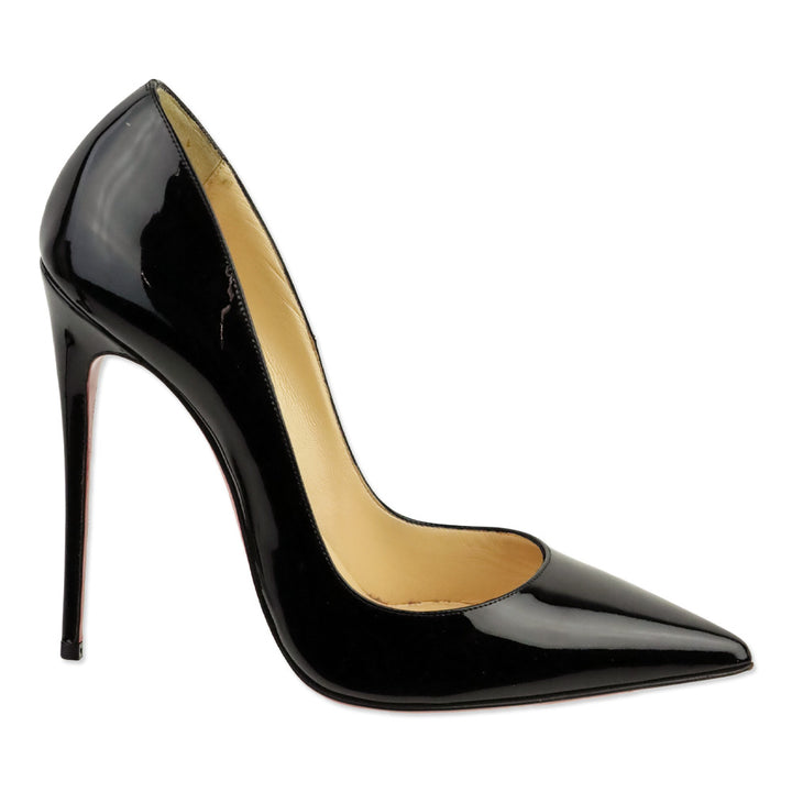 Christian Louboutin Black Patent So Kate 120 Pump