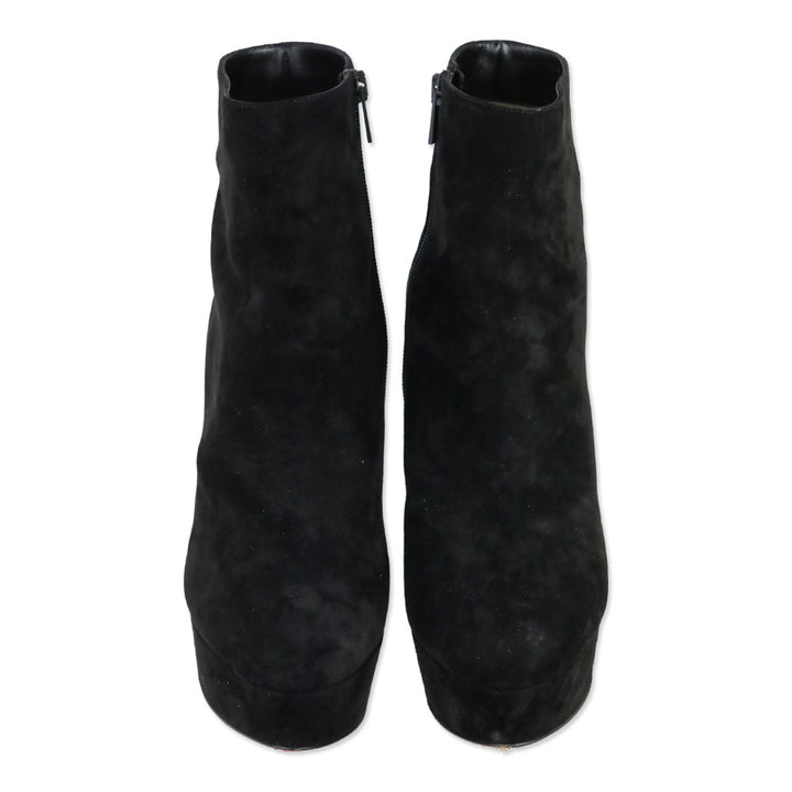 Christian Louboutin Black Suede Movida Booty 130