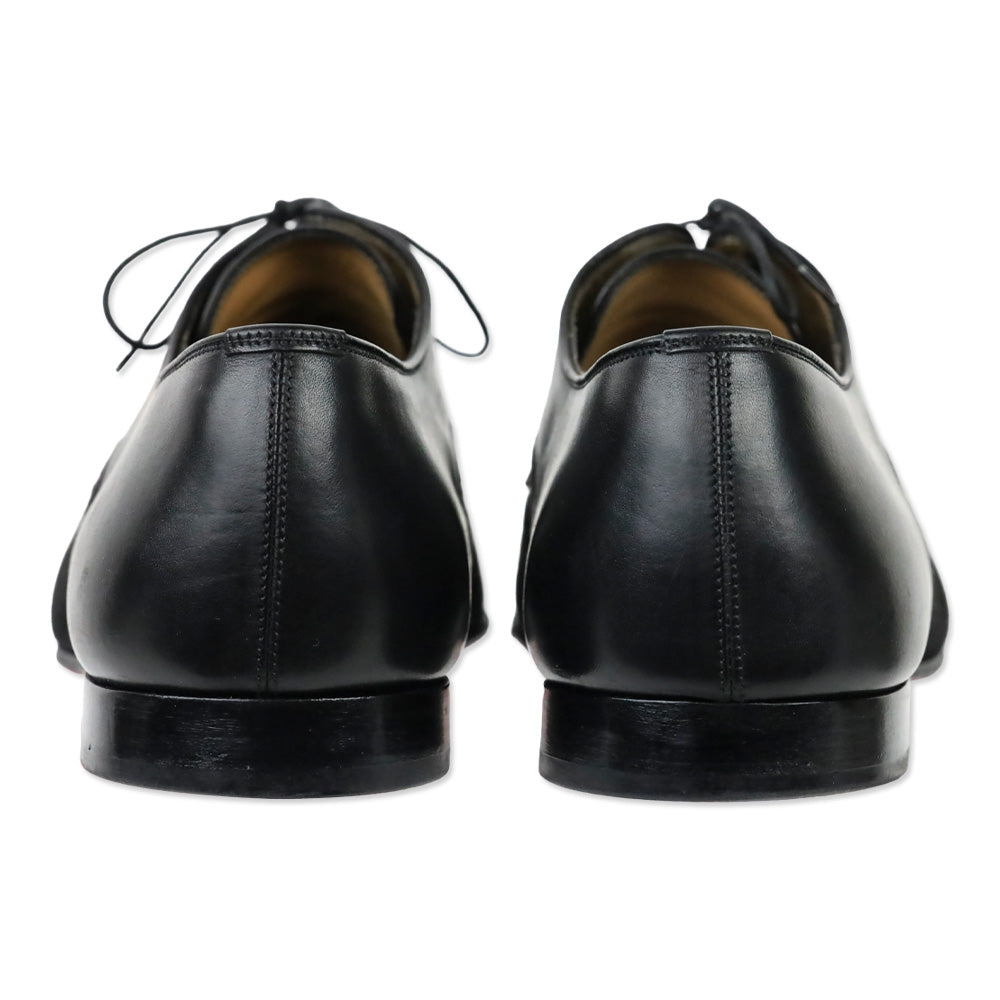 Christian Louboutin Black Suede and Leather Daviol Derbies