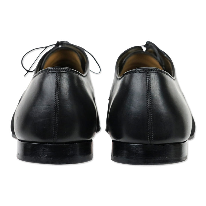 Christian Louboutin Black Suede and Leather Daviol Derbies