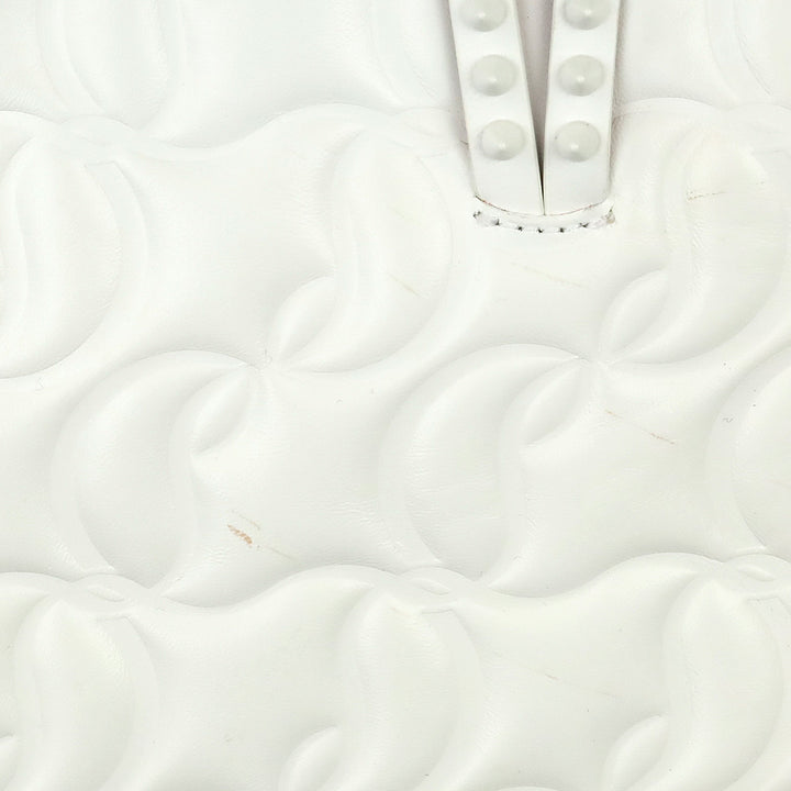 Christian Louboutin Cabata Leche CL Padded Embossed Nappa Leather Tote Bag