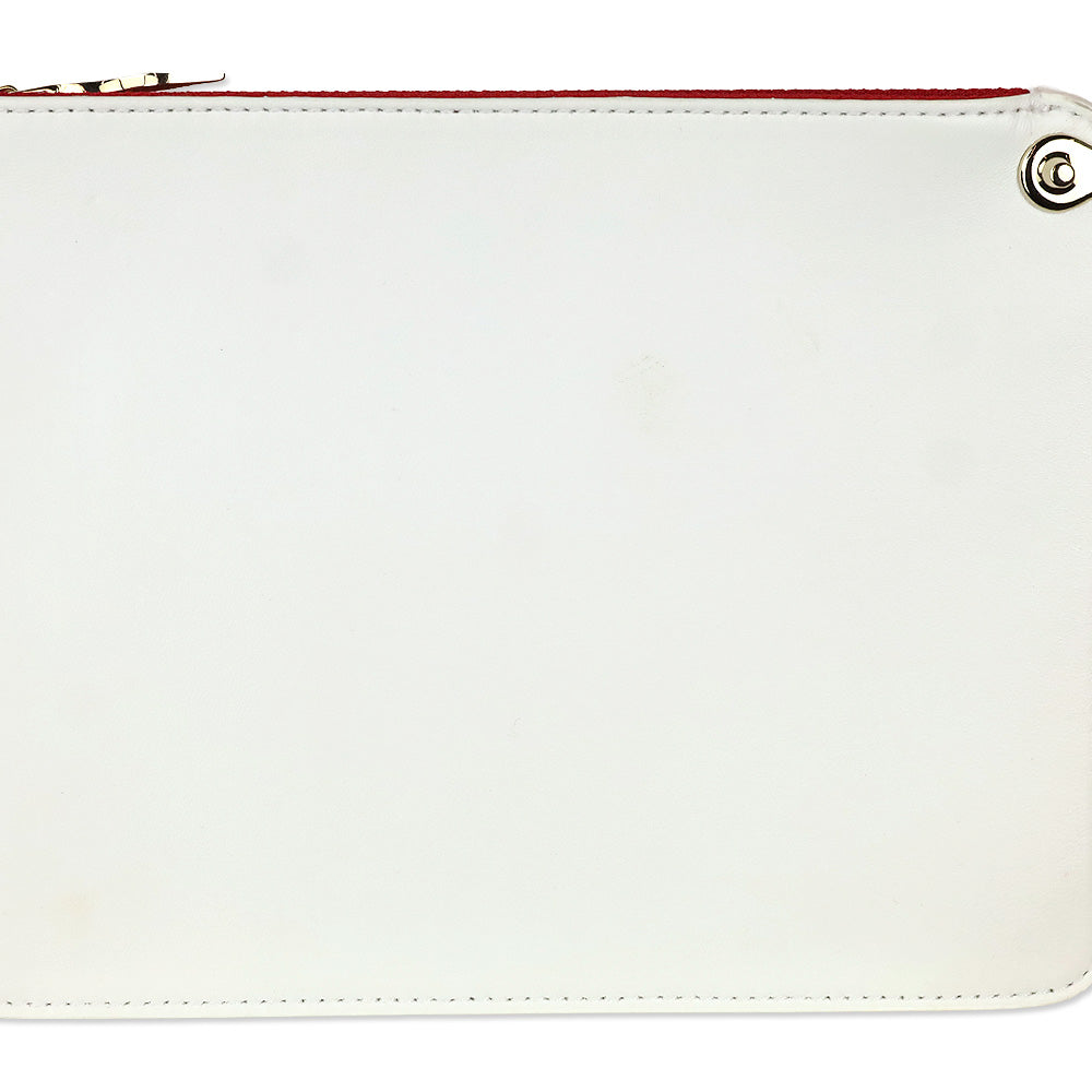 Christian Louboutin Cabata Leche CL Padded Embossed Nappa Leather Tote Bag