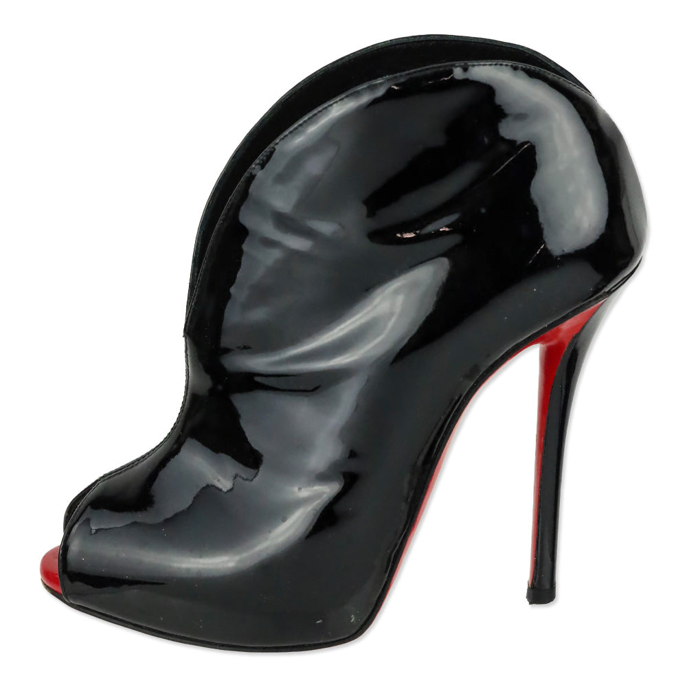 Christian Louboutin Chester Fille 120 Patent Leather Bootie