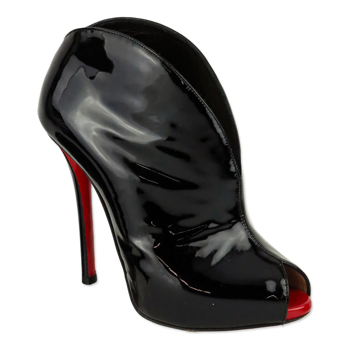 Christian Louboutin Chester Fille 120 Patent Leather Bootie