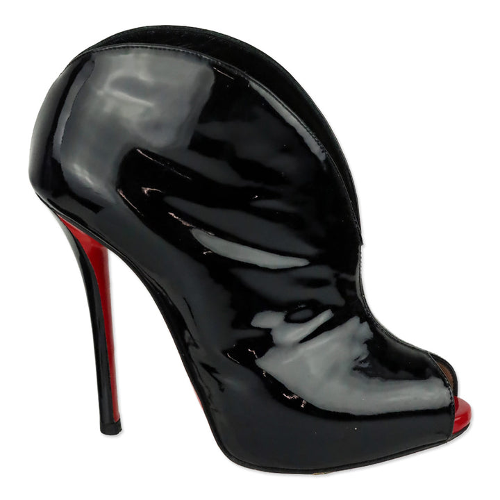 Christian Louboutin Chester Fille 120 Patent Leather Bootie