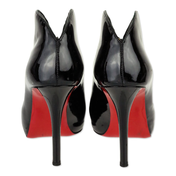 Christian Louboutin Chester Fille 120 Patent Leather Bootie