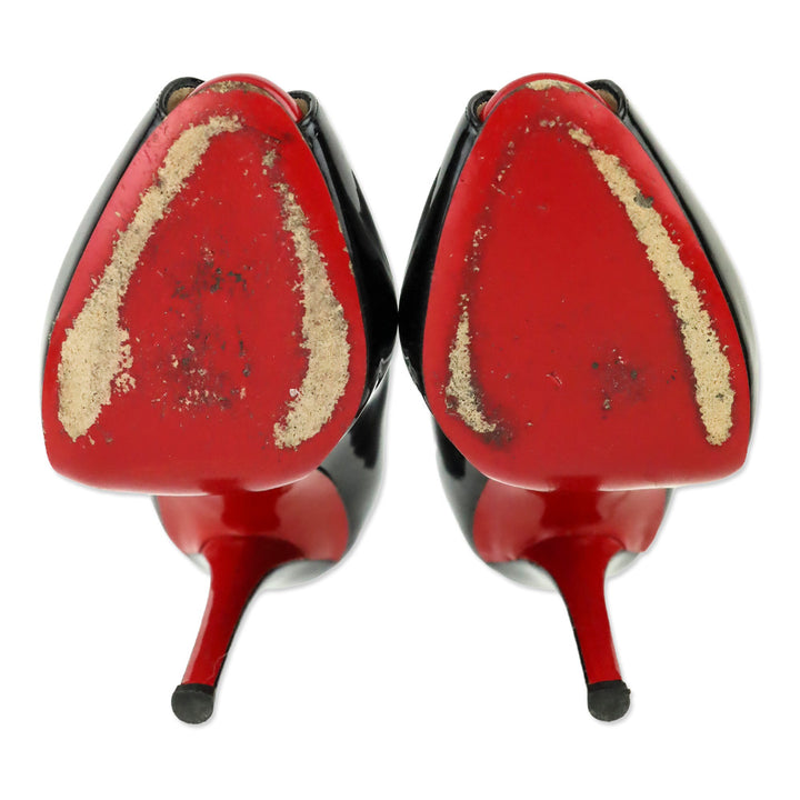 Christian Louboutin Chester Fille 120 Patent Leather Bootie