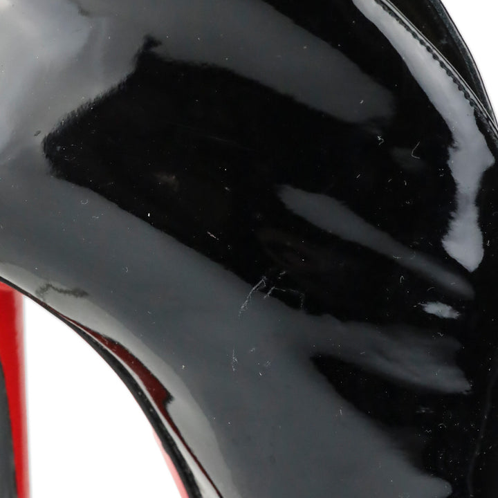 Christian Louboutin Chester Fille 120 Patent Leather Bootie
