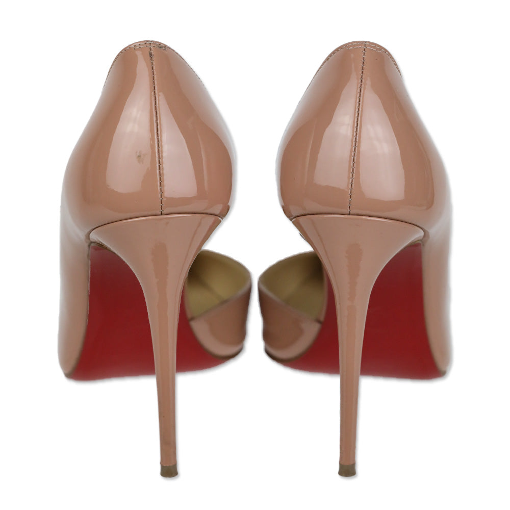 Christian Louboutin Iriza Nude Patent Leather Leather Pump