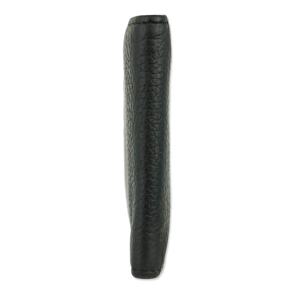 Christian Louboutin Loubi Rubber and Grained Calfskin Coolcard Wallet