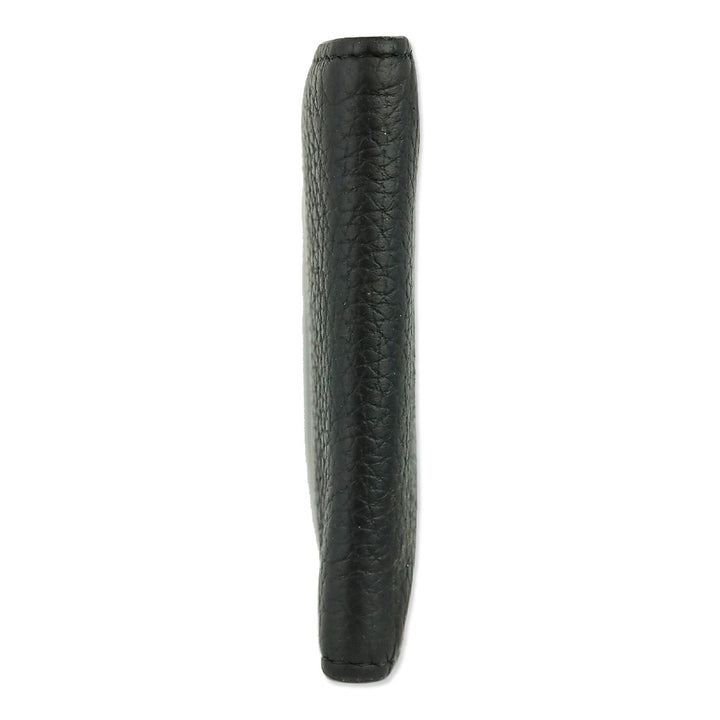 Christian Louboutin Loubi Rubber and Grained Calfskin Coolcard Wallet