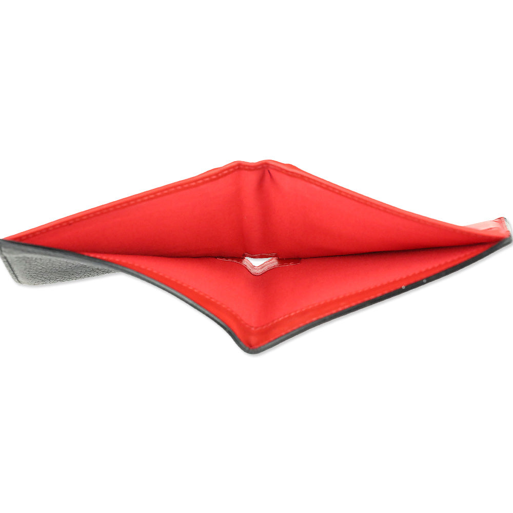 Christian Louboutin Loubi Rubber and Grained Calfskin Coolcard Wallet