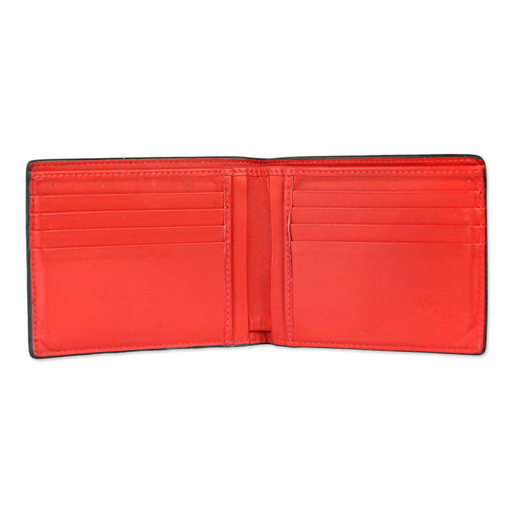 Christian Louboutin Loubi Rubber and Grained Calfskin Coolcard Wallet