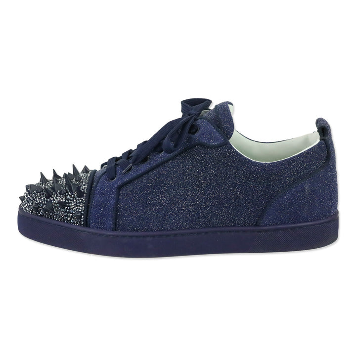 Christian Louboutin Louis Junior Pik Pik Strass Ink/Ink Matte Sneaker