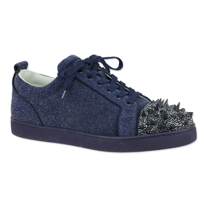 Christian Louboutin Louis Junior Pik Pik Strass Ink/Ink Matte Sneaker