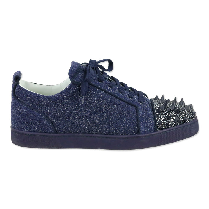 Christian Louboutin Louis Junior Pik Pik Strass Ink/Ink Matte Sneaker