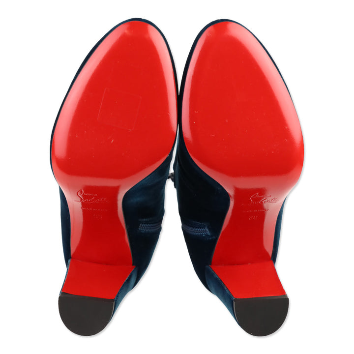 Christian Louboutin Moulamax 85mm Velvet Boots
