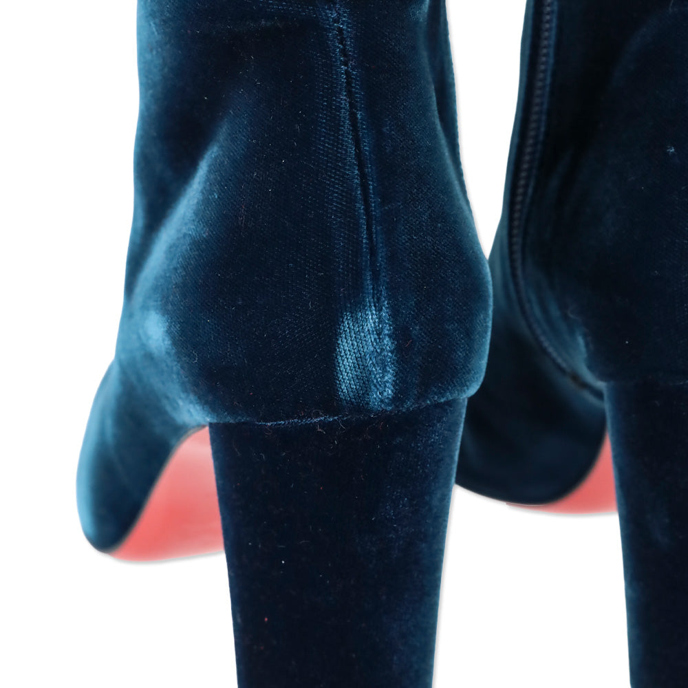 Christian Louboutin Moulamax 85mm Velvet Boots