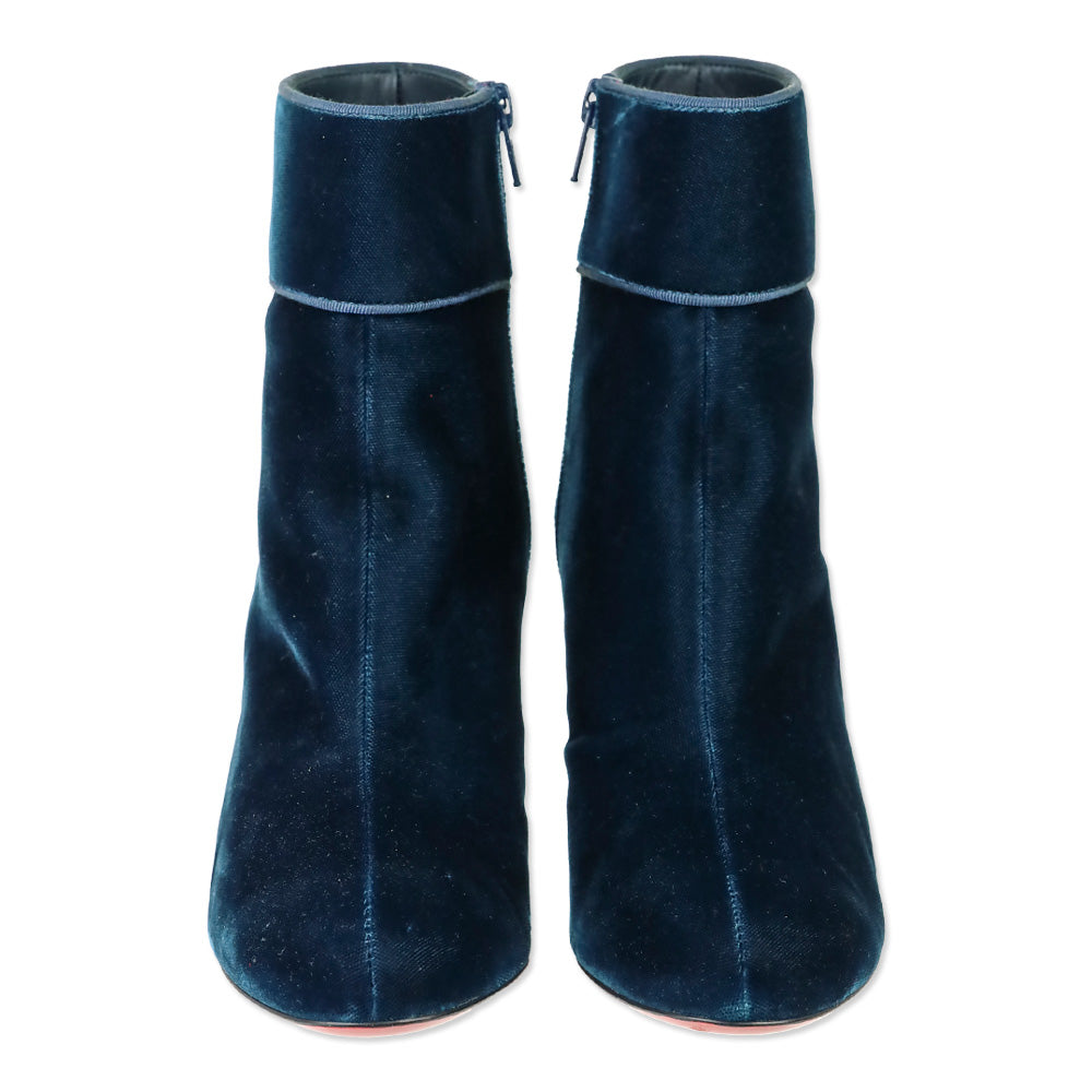 Christian Louboutin Moulamax 85mm Velvet Boots