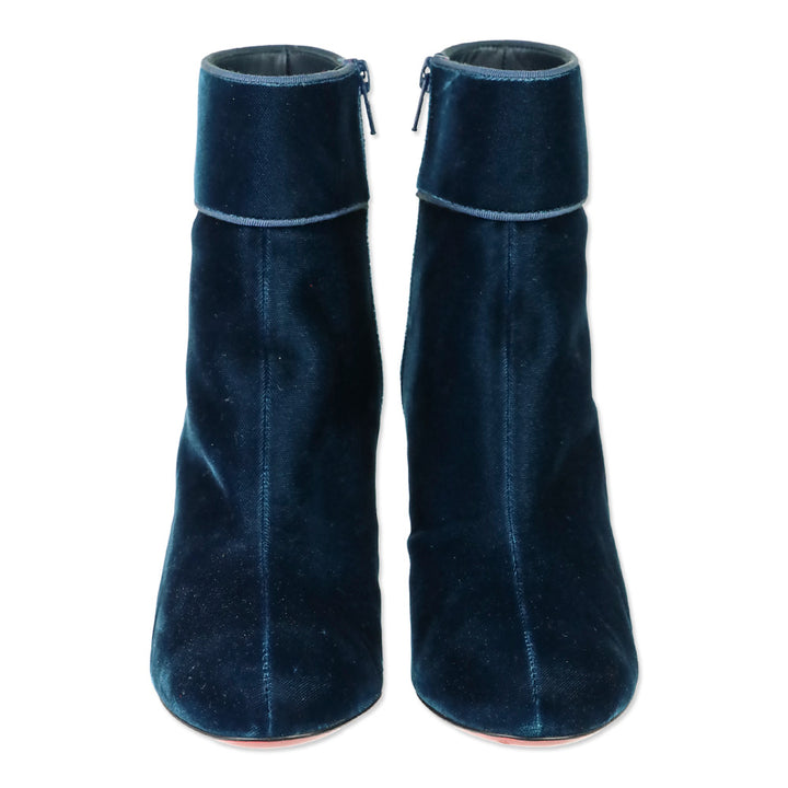 Christian Louboutin Moulamax 85mm Velvet Boots