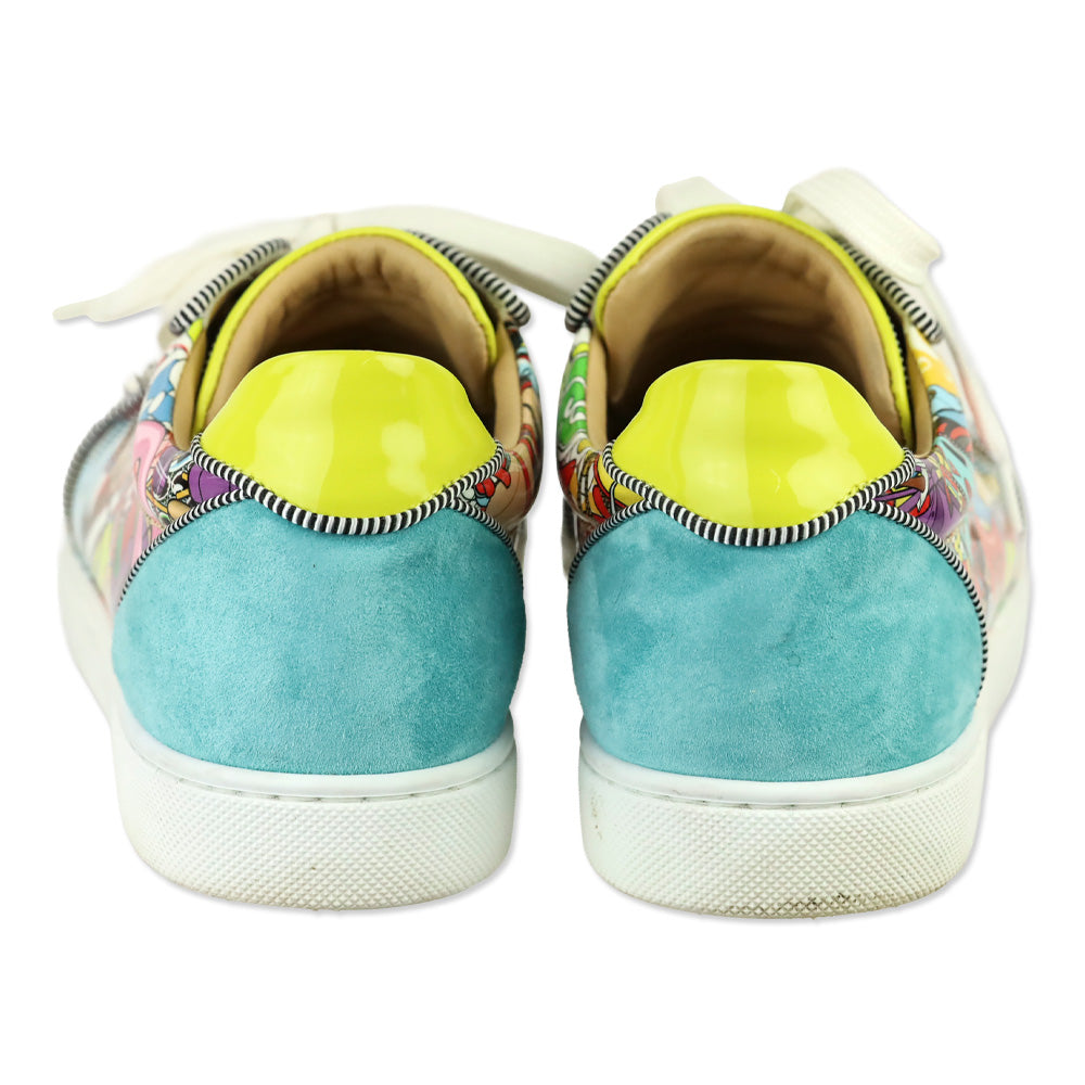 Christian Louboutin Multi Version Patent Leather Super Viera Spikes Orlato Low-Top Sneakers