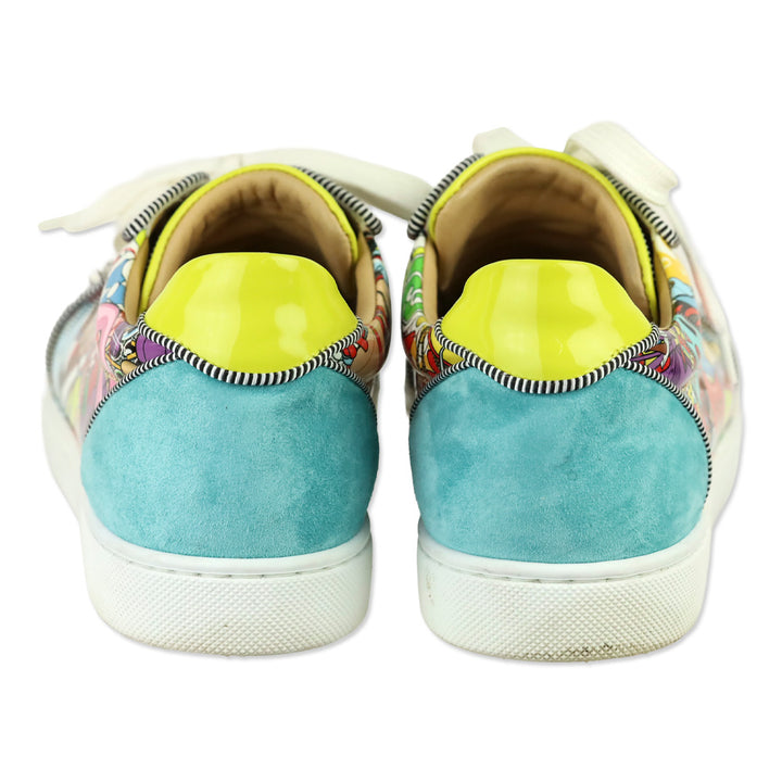 Christian Louboutin Multi Version Patent Leather Super Viera Spikes Orlato Low-Top Sneakers