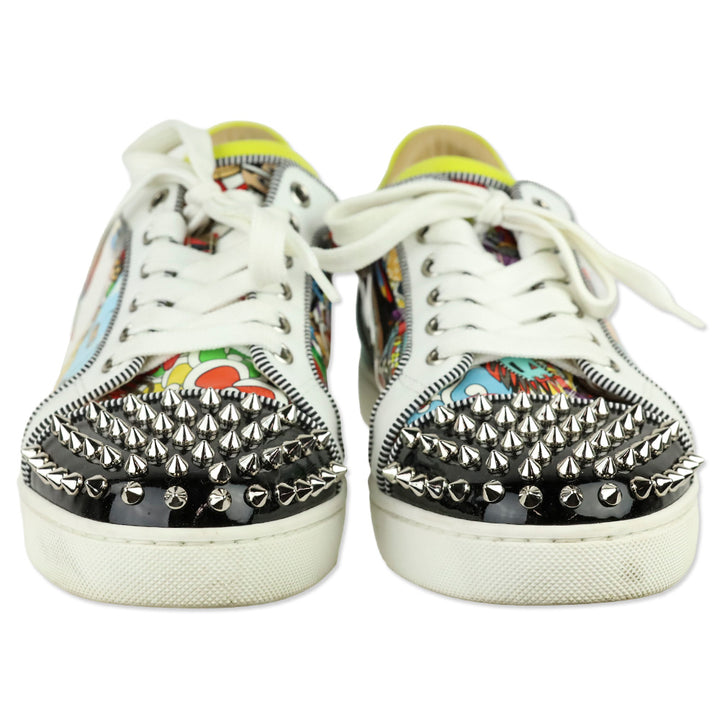 Christian Louboutin Multi Version Patent Leather Super Viera Spikes Orlato Low-Top Sneakers